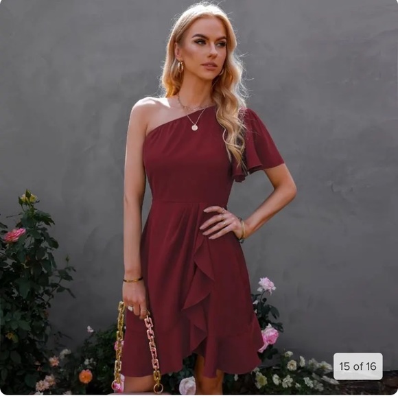 NWT! One Shoulder Party Dress - So Chic Boutique - Medium - Picture 1 of 2